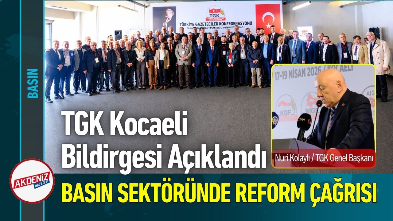 TGK'dan Basın Sektörü için Reform Çağrısı