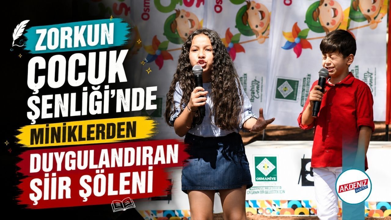 Zorkun Çocuk Şenliği’nde Minikler Masallarıyla Yarıştı