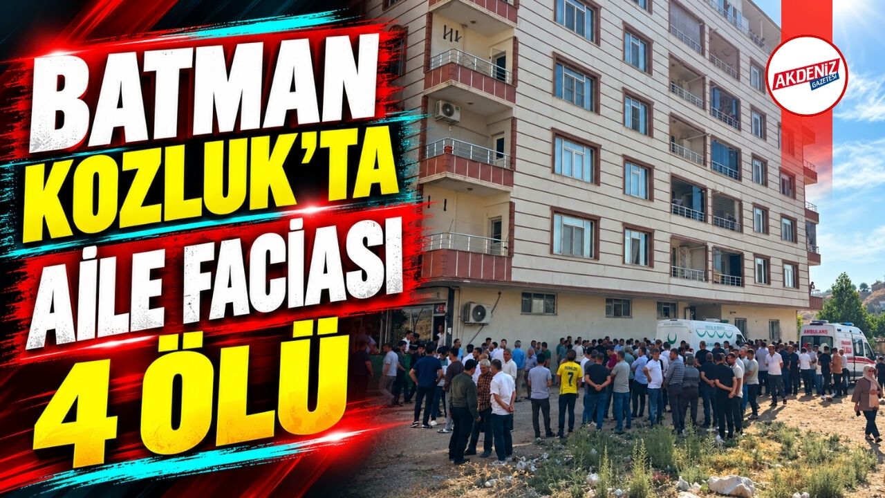 Batman Kozluk’ta Aile Faciası 4 Ölü