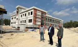 Mersin, Mezitli Devlet Hastanesi inşaatında çalışmaların yüzde 40’ı tamamlandı