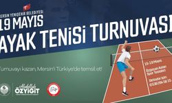 19 Mayıs Ayak Tenisi Turnuvası, Mersin'de düzenliyor