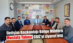 İletişim Başkanlığı Bölge Müdürü Mustafa Yalınız, Osmaniye'de CGC’yi ziyaret etti