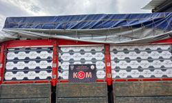 Kamyonda 8 milyon 860 bin makaron ele geçirildi