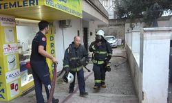 Antalya'da, apartmanda çıkan yangın maddi hasara neden oldu