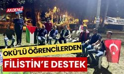 OKÜ’LÜ ÖĞRENCİLERDEN FİLİSTİN'E DESTEK