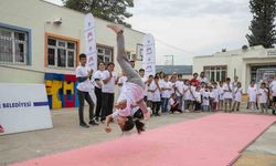 Kırsal mahallelerdeki çocuklar ’Sporbüs’ ile buluşmaya devam ediyor