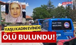 Yaşlı kadın evinde ölü bulundu