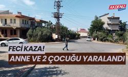 Feci kaza, anne ve 2 çocuğu yaralandı