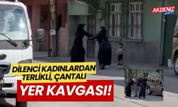 Terlikli, çantalı ’yer’ kavgası