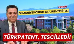 OKÜ’NÜN TASARIM TESCİL BELGESİ, TESCİLLENDİ