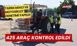 TARIM ARACI VE MOTOSİKLET DENETİMİ YAPILDI