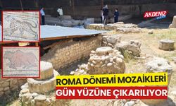 ROMA DÖNEMİ MOZAİKLERİ GÜN YÜZÜNE ÇIKARILIYOR