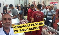 OSMANİYE'DE KURBANLAR HİJYENİK ORTAMDA KESİLDİ