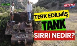 OSMANİYE'DE TERKEDİLMİŞ TANK, GİZEMİNİ KORUYOR!