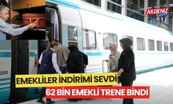 EMEKLİLER TREN İNDİRİMİNİ SEVDİ