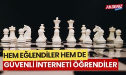 Hem eğlendiler hem de "güvenli internet"i öğrendiler