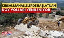 Kırsal mahallelerde başlatılan köy yolları yenileniyor