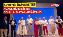 Akdeniz Üniversitesi Academic Minister Ödülü almaya hak kazandı