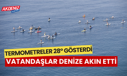 Antalya'da sıcak hava nedeniyle sahillerde yoğunluk oluştu