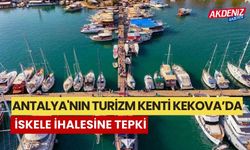 Antalya'nın turizm kenti Kekova’da iskele ihalesine tepki