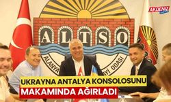 ALTSO Başkanı Erdem makamında Ukrayna Antalya Konsolosu’yla görüştü