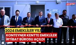 OSMANİYE KONTEYNER KENTTE EMEKLİLER İÇİN OFİS AÇILDI