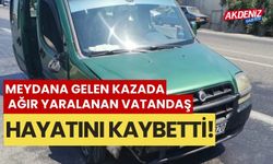 Trafik kazasında ağır yaralanan kişi yaşamını yitirdi