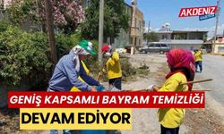 Tarsus’ta geniş kapsamlı bayram temizliği sürüyor