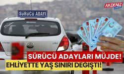 Sürücü adayları müjde! ehliyette yaş sınırı değişti!