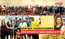 OSMANİYE'DEKİ HENTBOL TURNUVASINDA 250 SPORCU MÜCADELE ETTİ