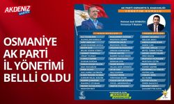 OSMANİYE AK PARTİ İL YÖNETİMİ BELLLİ OLDU, KİMLER LİSTEYE GİRDİ?