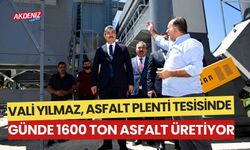 ASFALT TESİSİ, GÜNLÜK 1600 TON ÜRETİM YAPIYOR