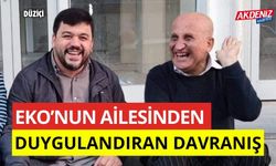 DÜZİÇİ’NİN SEVİLEN YÜZÜ EKO’NUN AİLESİNDEN ÖRNEK DAVRANIŞ