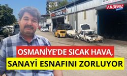 OSMANİYE'DE SICAK HAVA, SANAYİ ESNAFINI ZORLUYOR (video)