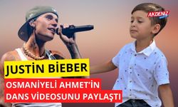 JUSTİN BİEBER, OSMANİYELİ AHMET'İN DANS VİDEOSUNU PAYLAŞTI (video)