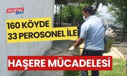 OSMANİYE'DE 160 KÖYDE 33 PERSONEL HAŞERE MÜCADELESİ VERİYOR