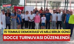 15 TEMMUZ DEMOKRASİ VE MİLLİ BİRLİK GÜNÜ BOCCE TURNUVASI TAMAMLANDI