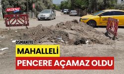 OSMANİYE'DE YAVERPAŞA MAHALLE SAKİNLERİ DERTLİ (video)