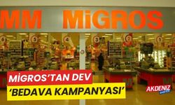 Migros'ta indirim günleri devam ederken 'Bedava' Kampanyası başladı