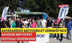 AkhisaRiders Motosiklet Derneği'nce, Akhisar Motofest festivali düzenlendi