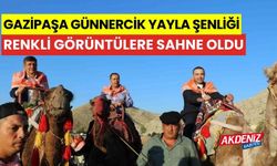 Gazipaşa Günnercik Yayla Şenliği renkli görüntülere sahne oldu