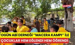 Ogün Abi Derneği, ‘Macera kampı’ ile çocuklar hem eğlendi hem de öğrendi