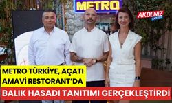 Metro Türkiye, Alaçatı Amavi Restoran'da balık hasadı tanıtımı gerçekleştirdi