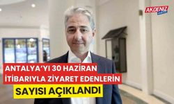 POYD Başkanı Saatçioğlu, Antalya'yı ziyaret edenlerin sayısını açıkladı