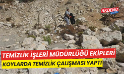 Temizlik İşleri Müdürlüğü ekipleri, koylarda temizlik çalışması yaptı