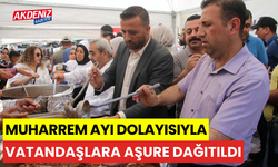 Muharrem Ayı dolayısıyla, vatandaşlara aşure ikram edildi