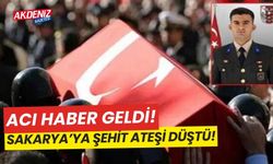 Acı Haber Geldi, Sakarya'ya, Şehit Ateşi Düştü!