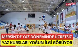 Mersin'de yaz döneminde ücretsiz yaz kursları yoğun ilgi görüyor