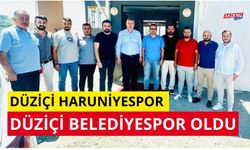 OSMANİYE'DE, DÜZİÇİ HARUNİYESPOR İSİM DEĞİŞKLİĞİNE GİTTİ