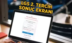 LGS 1. nakil tercih sonuçları sorgulama ekranı!  LGS 2. tercih sonuçları